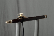 African Blackwood  Native American Flute, Minor, High D-5, #L56F (1)